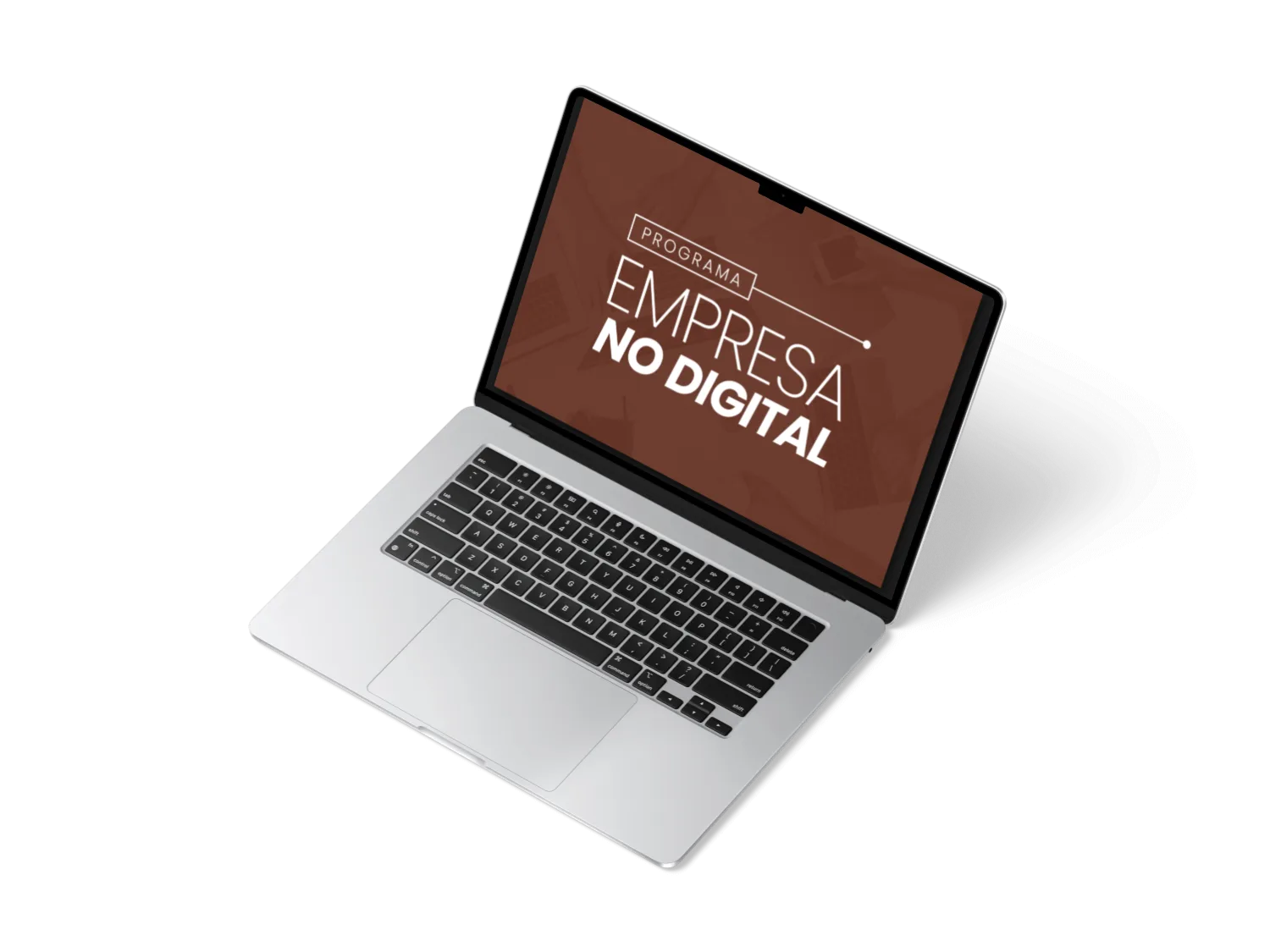Notebook exibindo o Programa Empresa no Digital